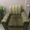 Բազկաթոռ, բազմոց, շագանակագույն, տեքստիլ, 90 x 85 սմ
