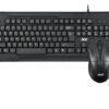Ստեղնաշար AOC KM110 USB Keyboard + Mouse new Էրգոնոմիկ դիզայն 1600 DPI