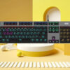 AOC GK410 խաղային ստեղնաշար gaming RGB մեխանիկական նոր կանխիկ, քարտով և փոխանցումով/ Keyboard